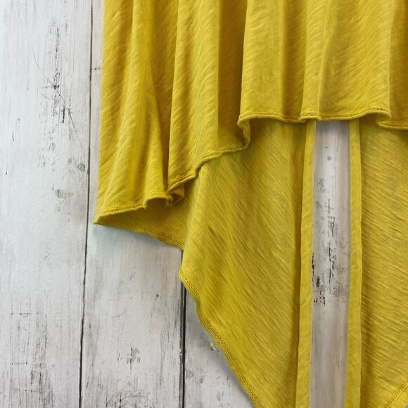 Sundry Yellow Graphic "Take A Trip" Tie Back Short Sleeve T-Shirt Size 1/Small - Picture 4 of 12